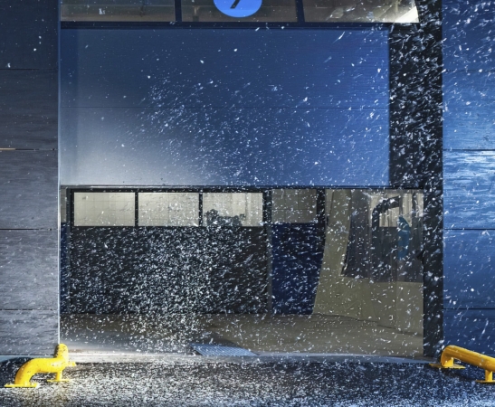 Панорамные ворота AluTherm в Крымске