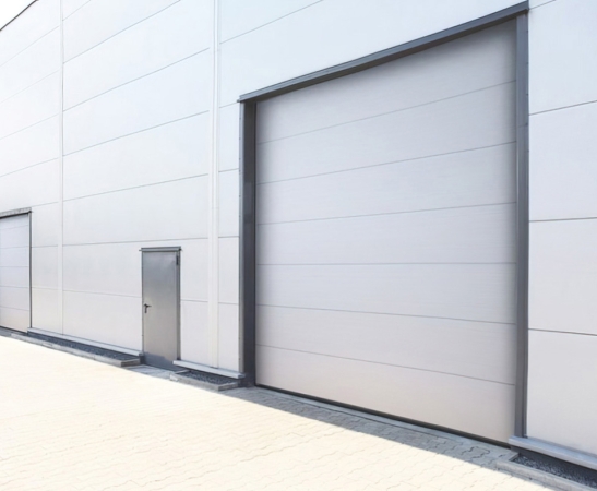 Промышленные ворота Алютех ProPlus в Крымске